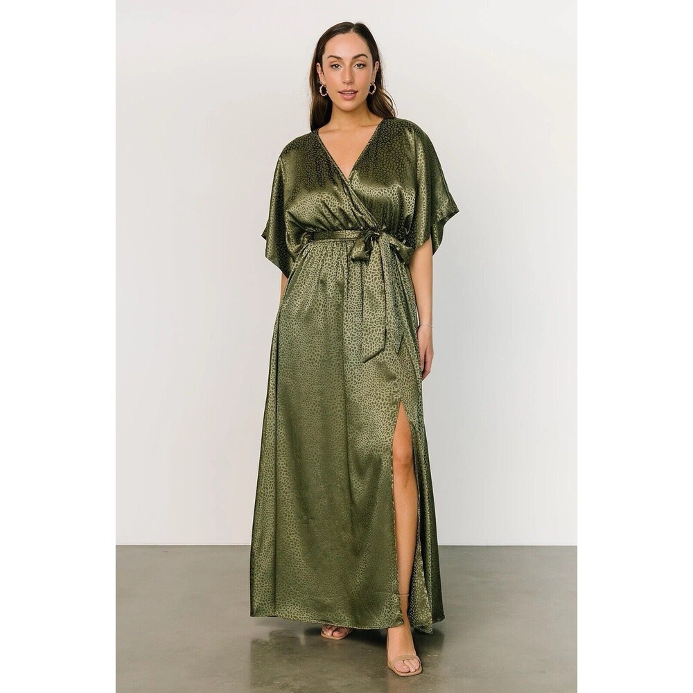 Baltic Born Olive Green Maxi Dress